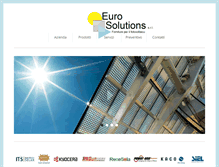 Tablet Screenshot of eurosolutions.it